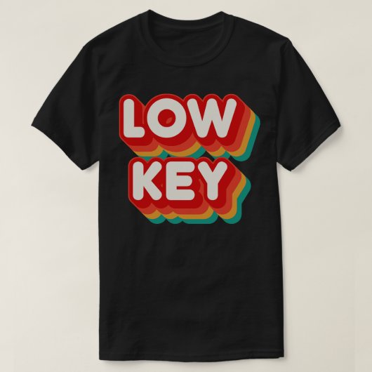 Lage sleutel 1 t-shirt (Design voorkant)
