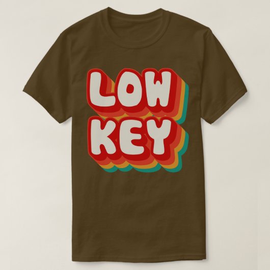 Lage sleutel 5 t-shirt (Design voorkant)
