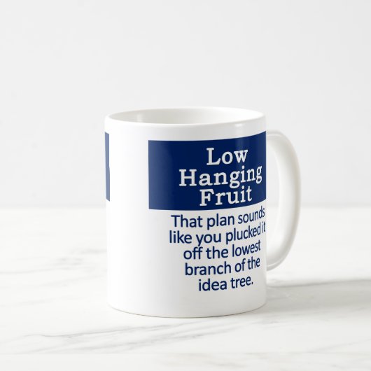 Lage springvruchten koffiemok