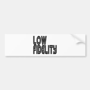 Lage trouw bumpersticker
