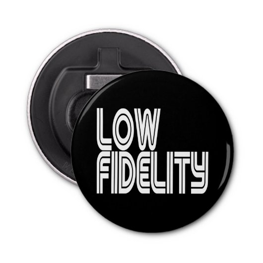 Lage trouw button flesopener (Voorkant)