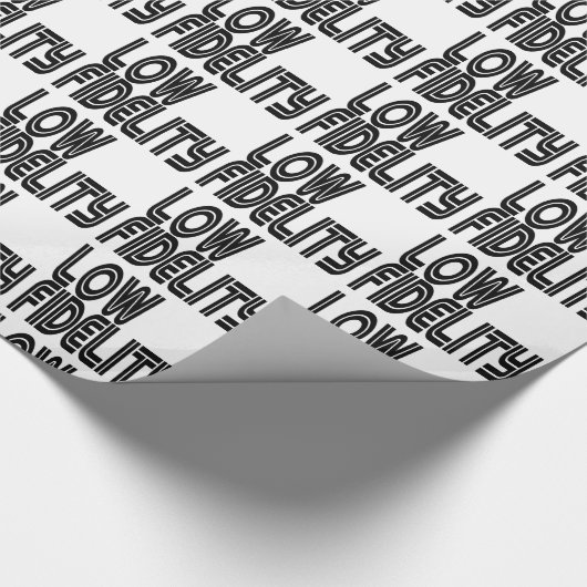 Lage trouw cadeaupapier (Hoek)