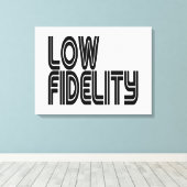 Lage trouw canvas afdruk (Insitu (Houten vloer))