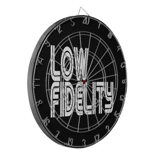 Lage trouw dartbord (Voorkant Links)