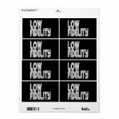 Lage trouw etiket (Full Sheet)