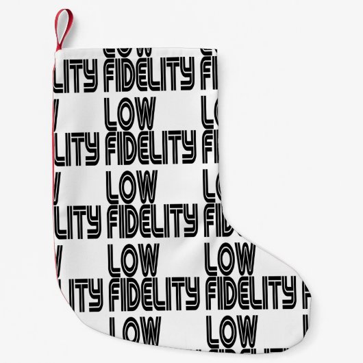 Lage trouw kleine kerstsok (Voorkant)