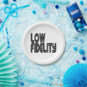 Lage trouw papieren bordje (Feest)