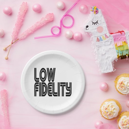 Lage trouw papieren bordje (Feest)