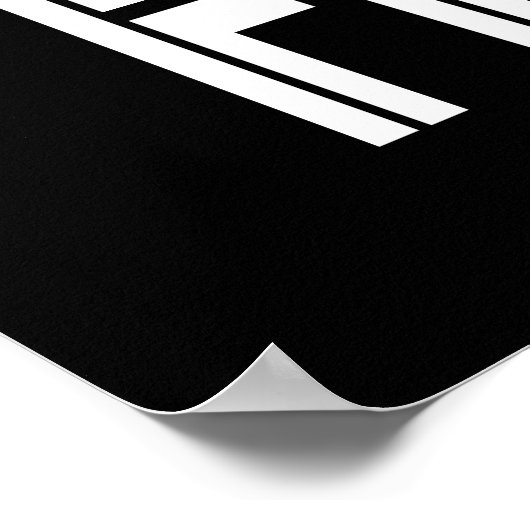 Lage trouw poster (Hoek)