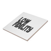 Lage trouw tegeltje (Zijkant)