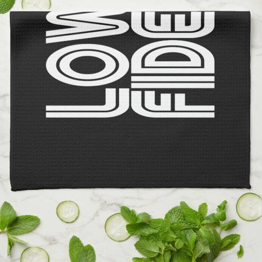 Lage trouw theedoek (Gevouwen)