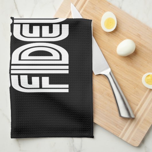 Lage trouw theedoek (Quarter Fold)