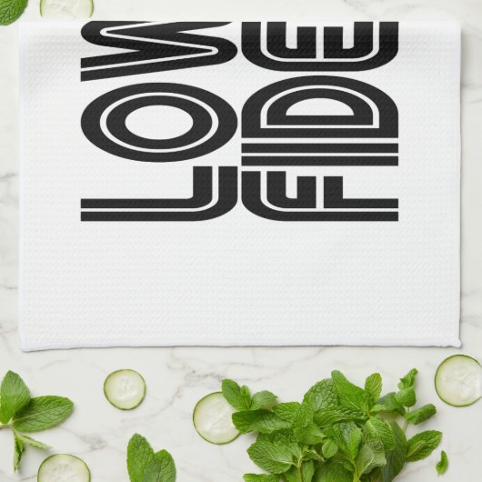 Lage trouw theedoek (Gevouwen)