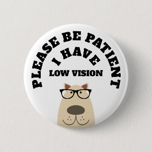 Lage Visie Ronde Button 5,7 Cm