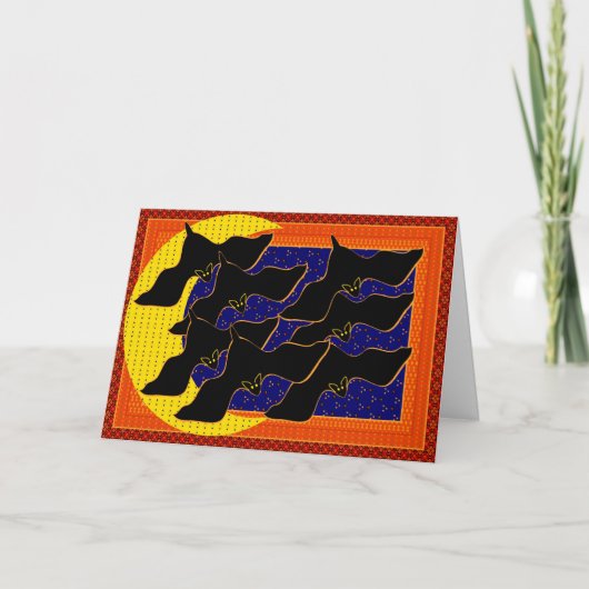 Lage vliegende vleermuizen. kaart (Voorkant)