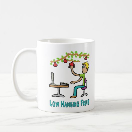 Lage vruchten koffiemok (Links)