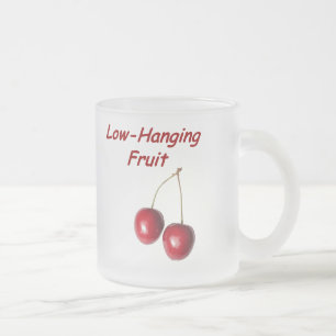 Lage vruchten matglas koffiemok