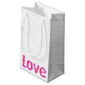 LAGE WEEKTEKST Gift Bag Klein Cadeauzakje (Achterkant Gekanteld)