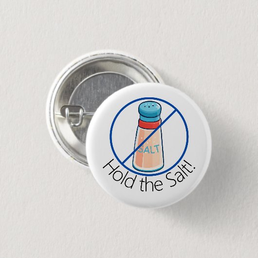 Lage zoute voeding Menière's bloeddruk Ronde Button 3,2 Cm (Voorkant /achterkant)