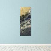 Lagen blootgesteld aan Polar Canyon Canvas Afdruk (Insitu (Houten vloer))