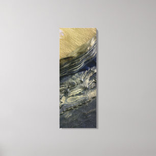 Lagen blootgesteld aan Polar Canyon Canvas Afdruk