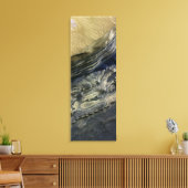 Lagen blootgesteld aan Polar Canyon Canvas Afdruk (Insitu (Woonkamer))