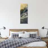 Lagen blootgesteld aan Polar Canyon Canvas Afdruk (Insitu (Slaapkamer))