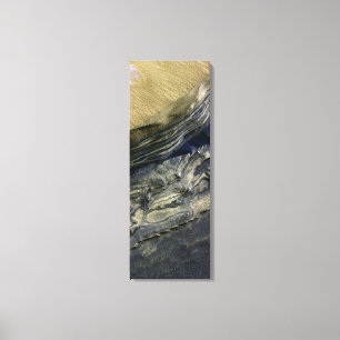 Lagen blootgesteld aan Polar Canyon Canvas Afdruk