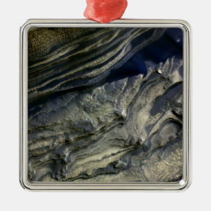 Lagen blootgesteld aan Polar Canyon Metalen Ornament