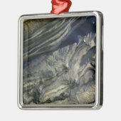 Lagen blootgesteld aan Polar Canyon Metalen Ornament (Links)