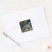 Lagen blootgesteld aan Polar Canyon Vierkante Sticker (Envelop)