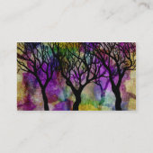 Lagen bomen op de achtergrond van Mica Visitekaartje (Achterkant)
