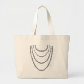 Lagen diamanten grote tote bag (Voorkant)