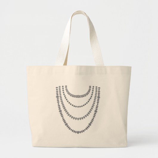 Lagen diamanten grote tote bag (Voorkant)