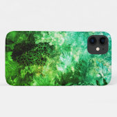 Lagen groene kristallen Case-Mate iPhone case (Achterkant (horizontaal))