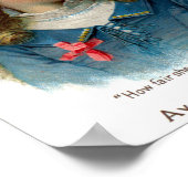 Lagen hoe eerlijk ze  wordt Adverteren Poster (Hoek)