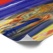 Lagen in de Abstracte wereld Poster (Hoek)