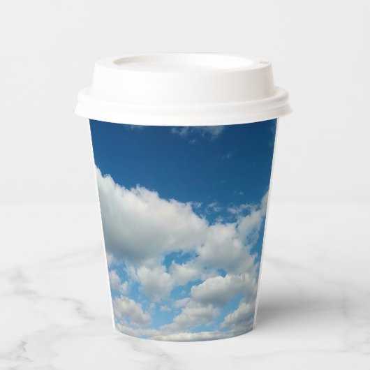 Lagen in de wolken papieren bekers (Voorkant)