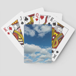 Lagen in de wolken pokerkaarten