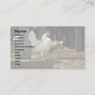 Lagen (kippen en roosters) visitekaartje
