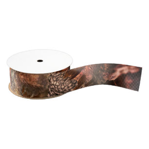 Lagen Kristallen met Rustieke Tint   Grosgrain Lint