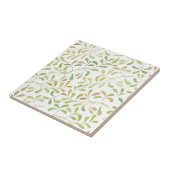 Lagen met een zachte lente op witte keramische Teg Tegeltje (Zijkant)