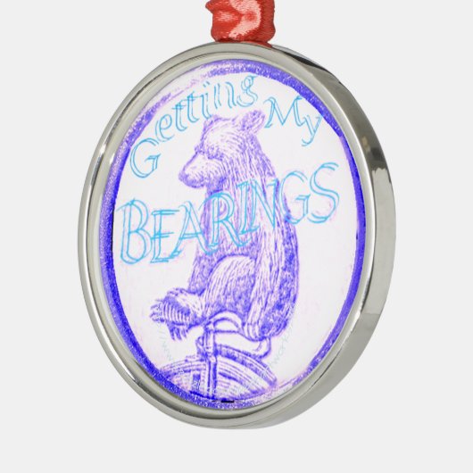 "Lagen" Metalen Ornament (Links)