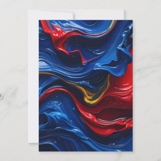 Lagen op lagen verf kaart (Voorkant)