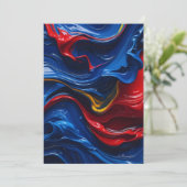 Lagen op lagen verf kaart (Staand voorkant)