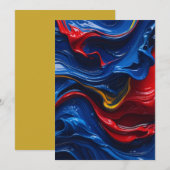 Lagen op lagen verf kaart (Voorkant / Achterkant)