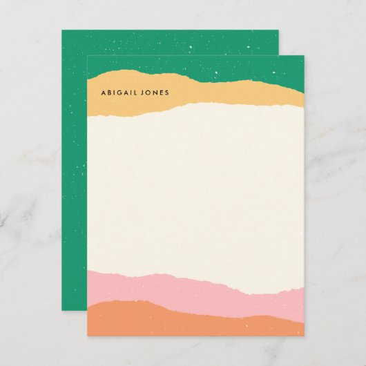 Lagen — Papier voor pompelmoezen Kaart (Voorkant / Achterkant)