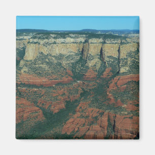 Lagen rode rotsen in Sedona Arizona Magneet