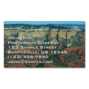 Lagen rode rotsen in Sedona Arizona Magnetisch Visitekaartje