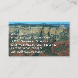 Lagen rode rotsen in Sedona Arizona Visitekaartje